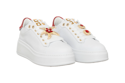 GIO PIU SNEAKER PIA 300A COMBI WHITE RED